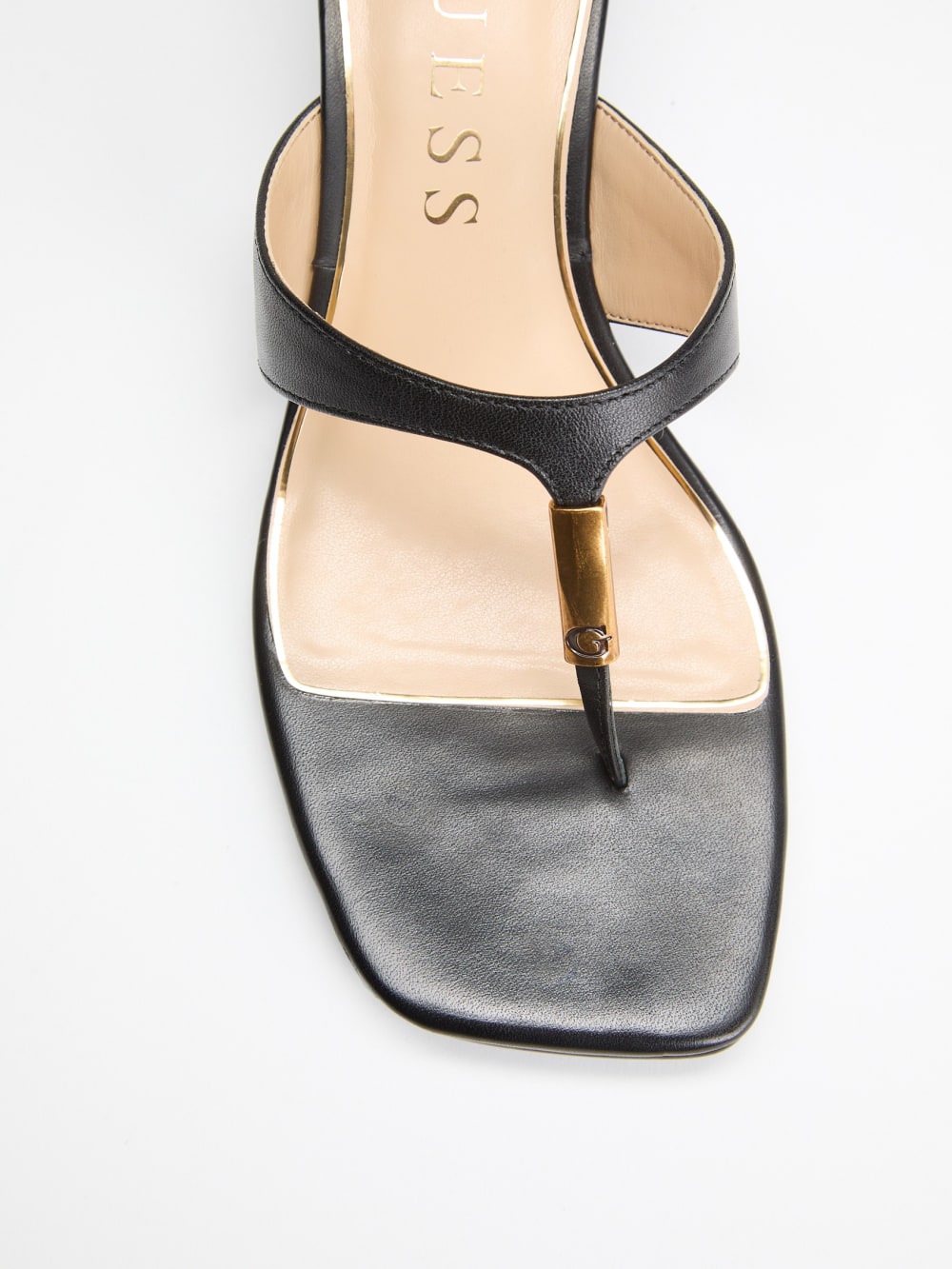 Yaiza Leather Sandals - Guess