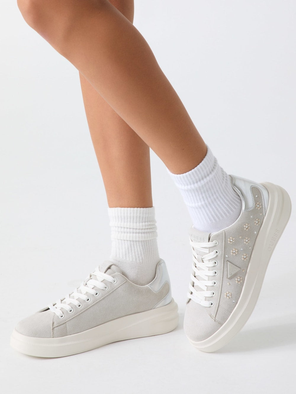 Elbina rhinestones sneaker - Guess
