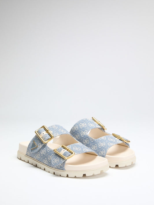 Fasten Raffia Sandals - Guess