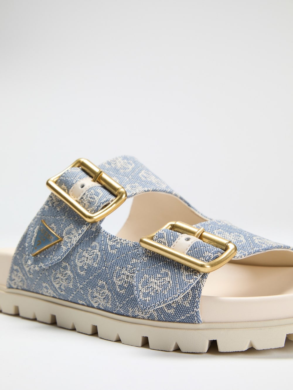 Fasten Raffia Sandals - Guess