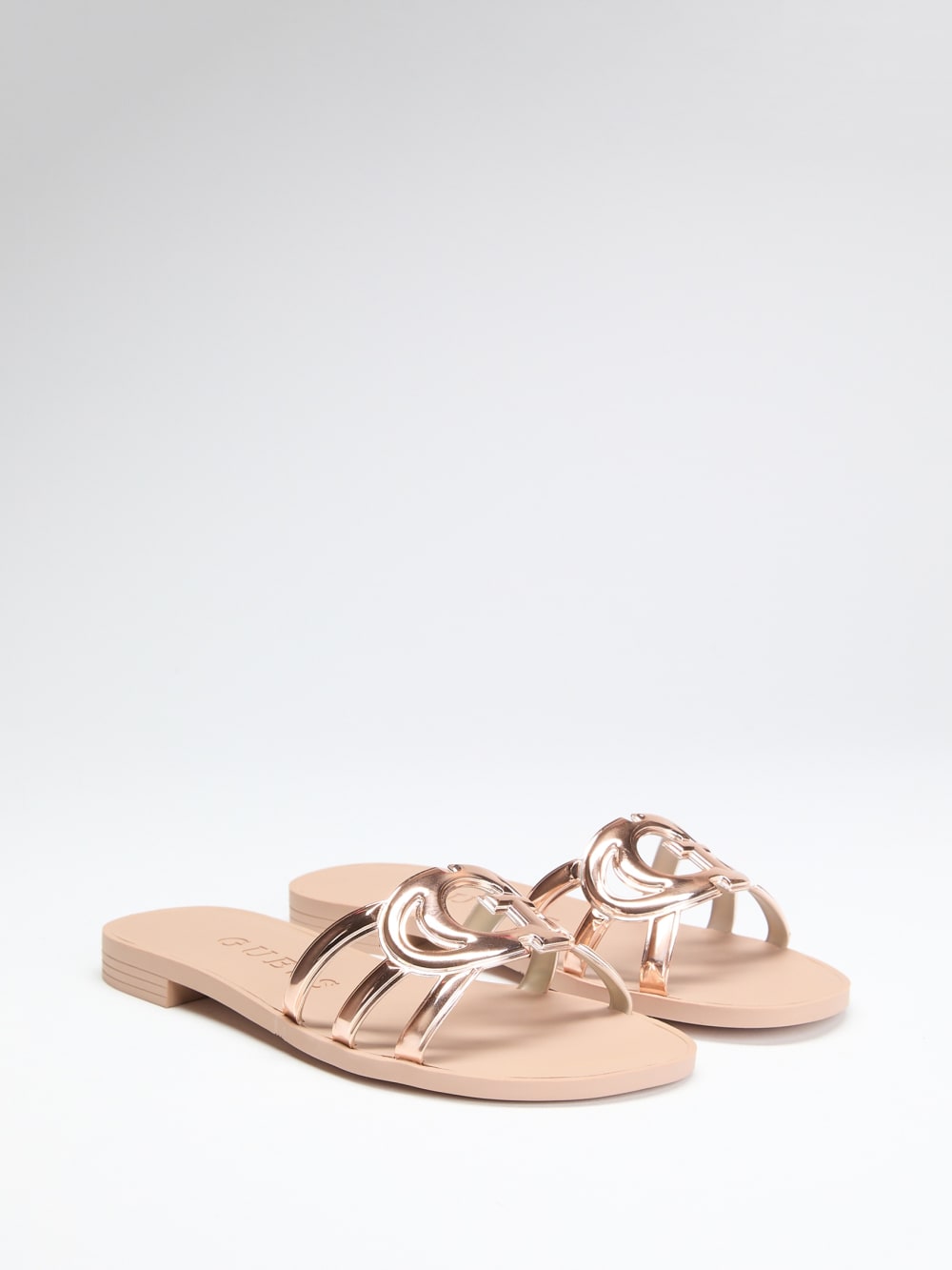 Elyho Jelly Cutout Slide Sandals - Guess