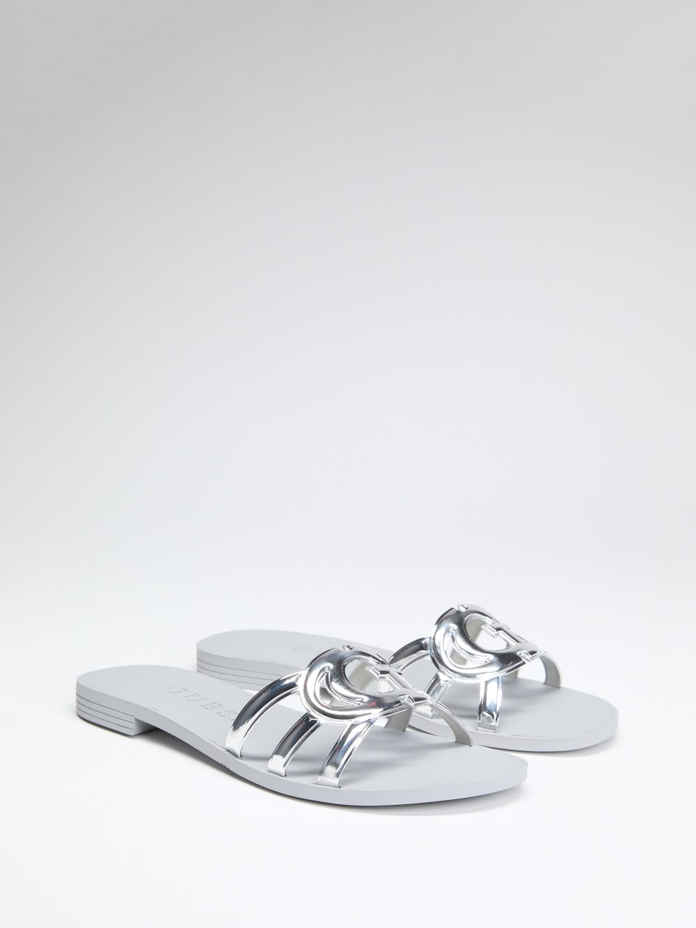 Elyho Jelly Cutout Slide Sandals - Guess