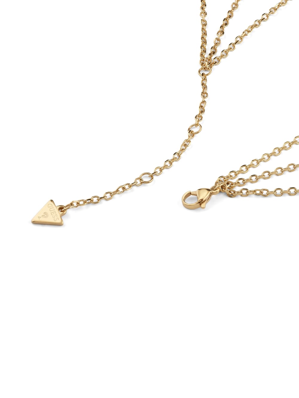 Gold-Tone and Colored Stone Layered Necklace - Guess
