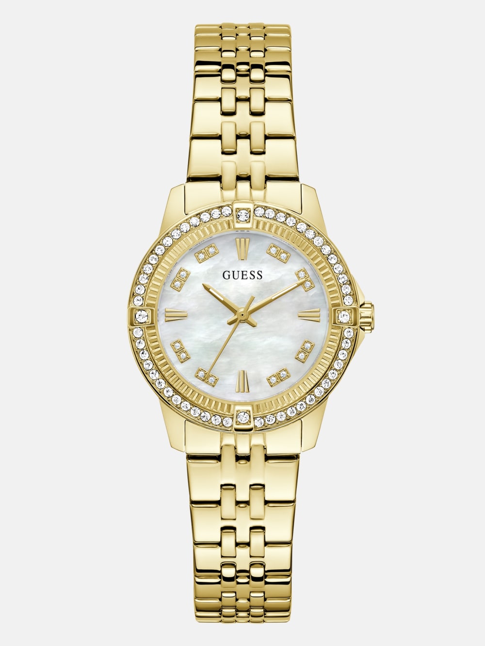 Crystal Stainless Steel analogue watch - Guess