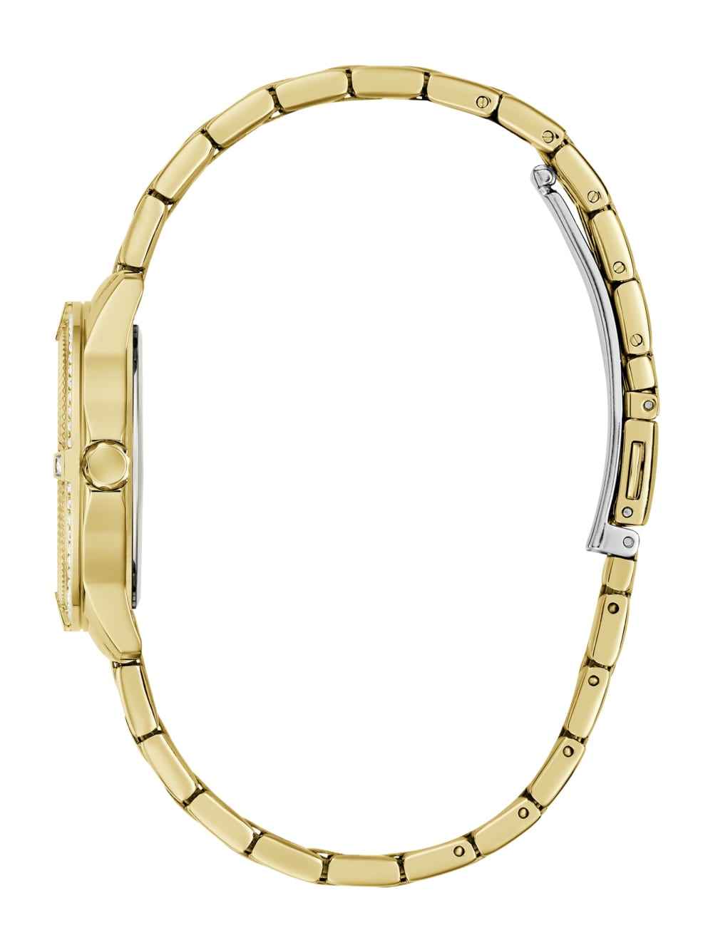 Crystal Stainless Steel analogue watch - Guess