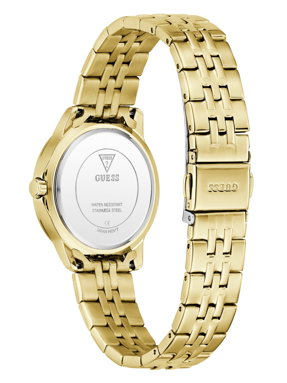 Crystal Stainless Steel analogue watch - Guess
