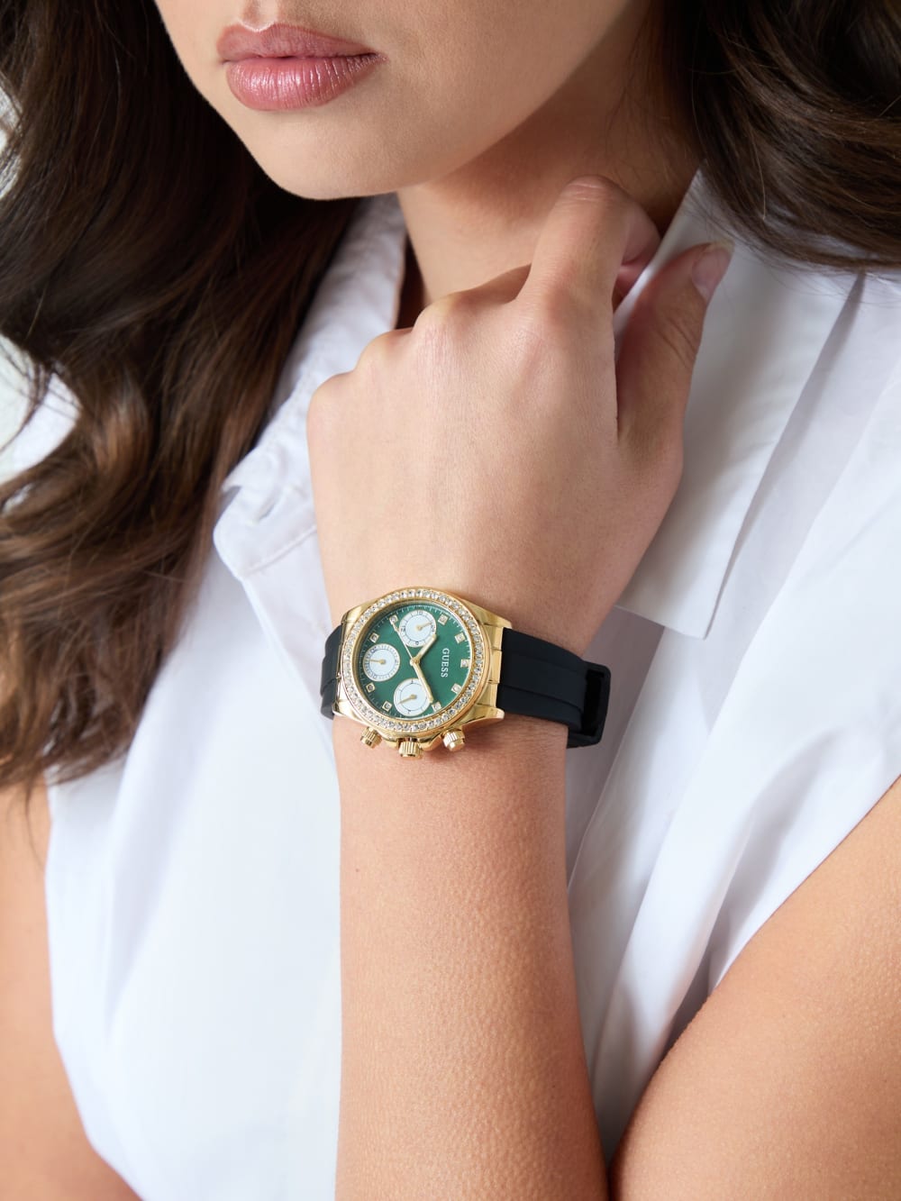 Silicone multi-fuction watch 36 mm - Guess