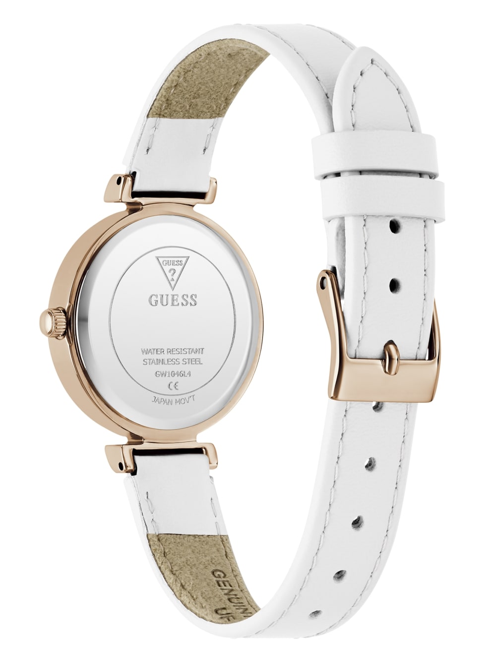 Genuine leather analogue watch 34 mm - Guess