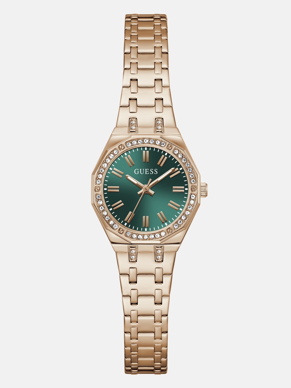 Crystal Recycled Steel analogue watch 25 mm - Guess