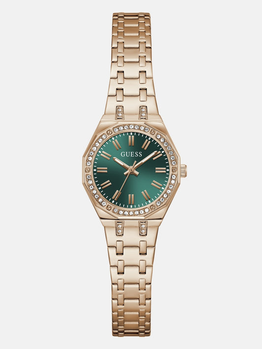 Crystal Recycled Steel analogue watch 25 mm - Guess