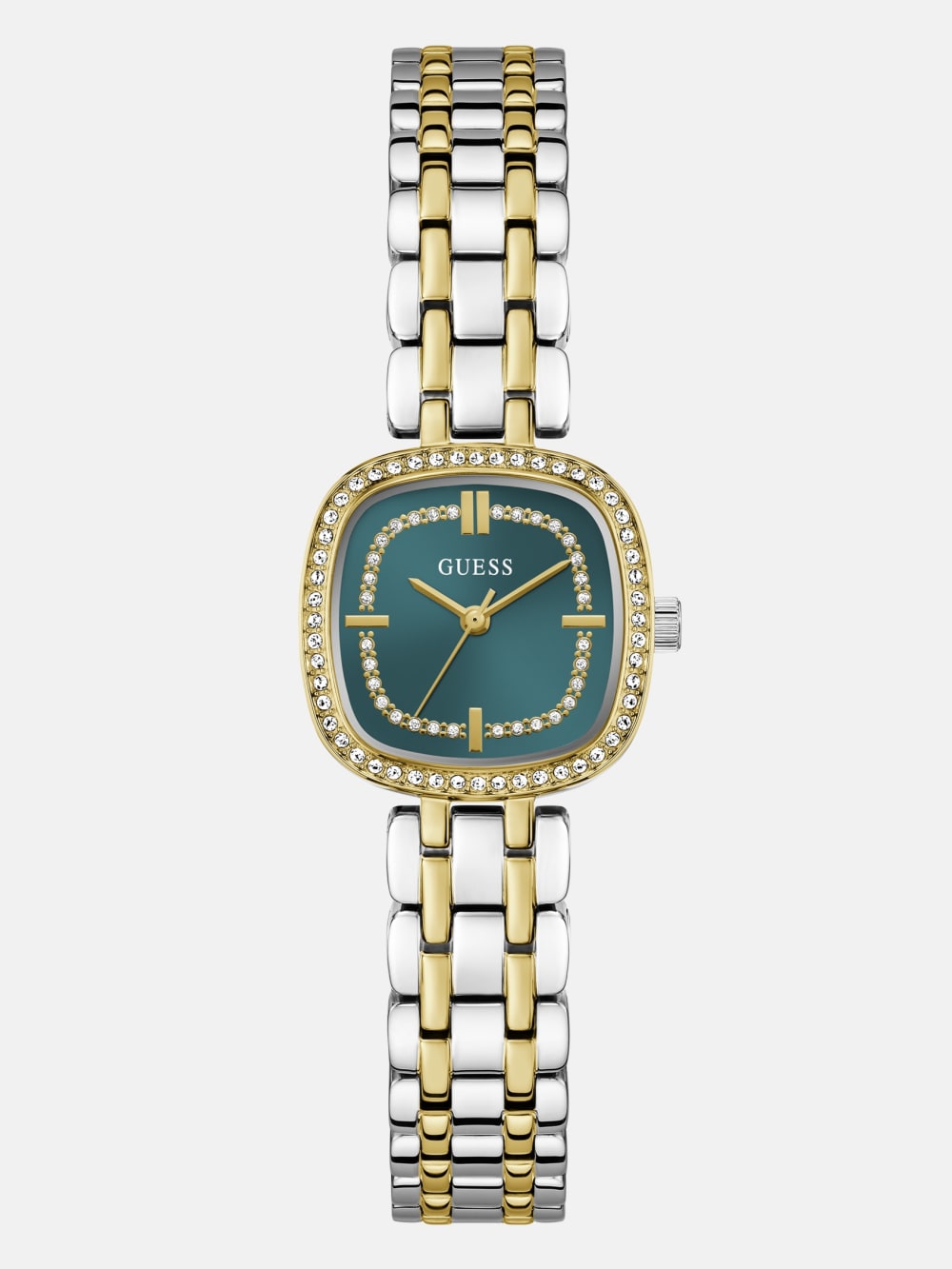Crystal Recycled Steel analogue watch 25 mm - Guess