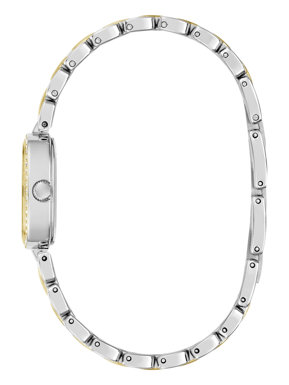 Crystal Recycled Steel analogue watch 25 mm - Guess
