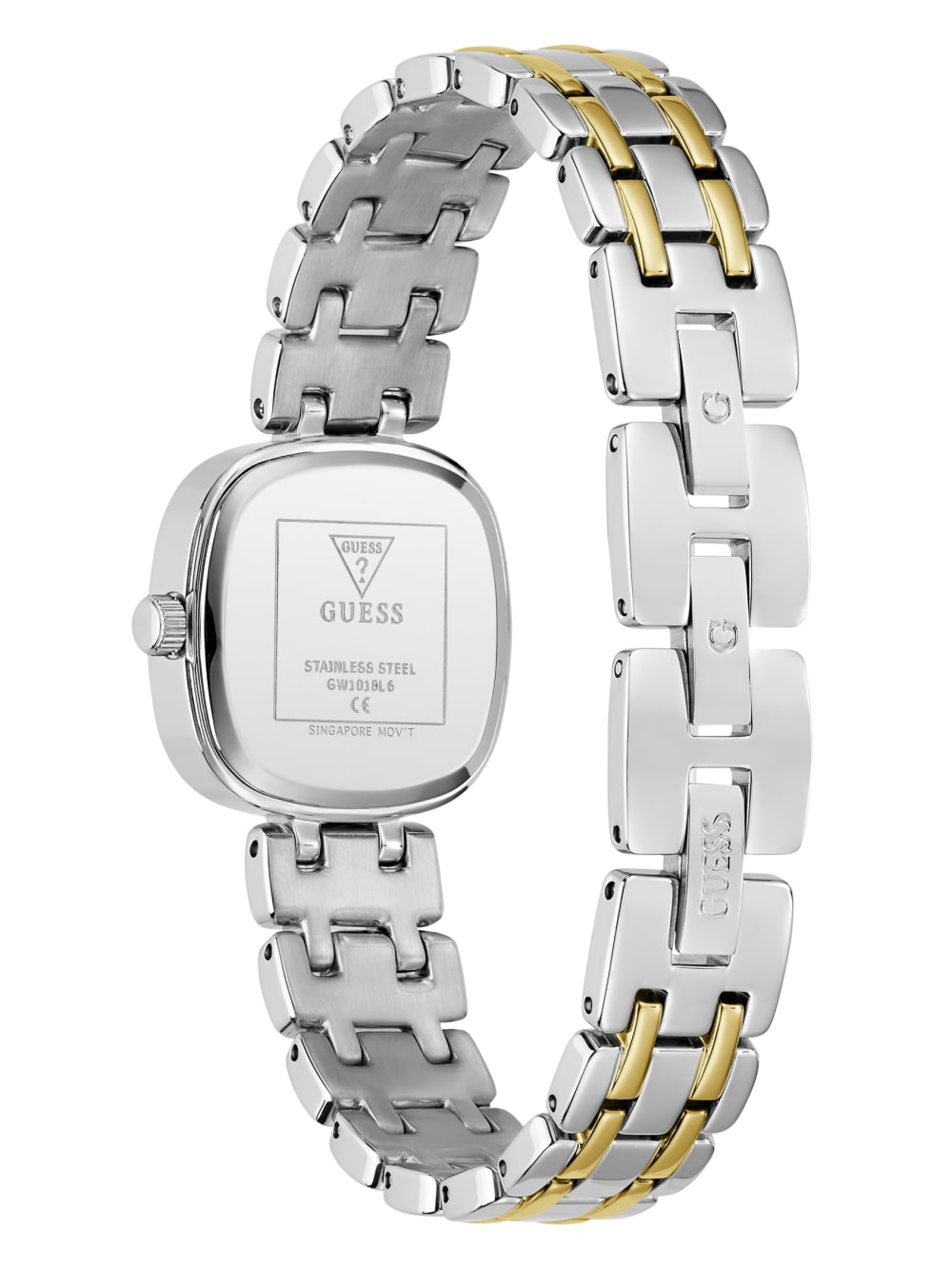 Crystal Recycled Steel analogue watch 25 mm - Guess
