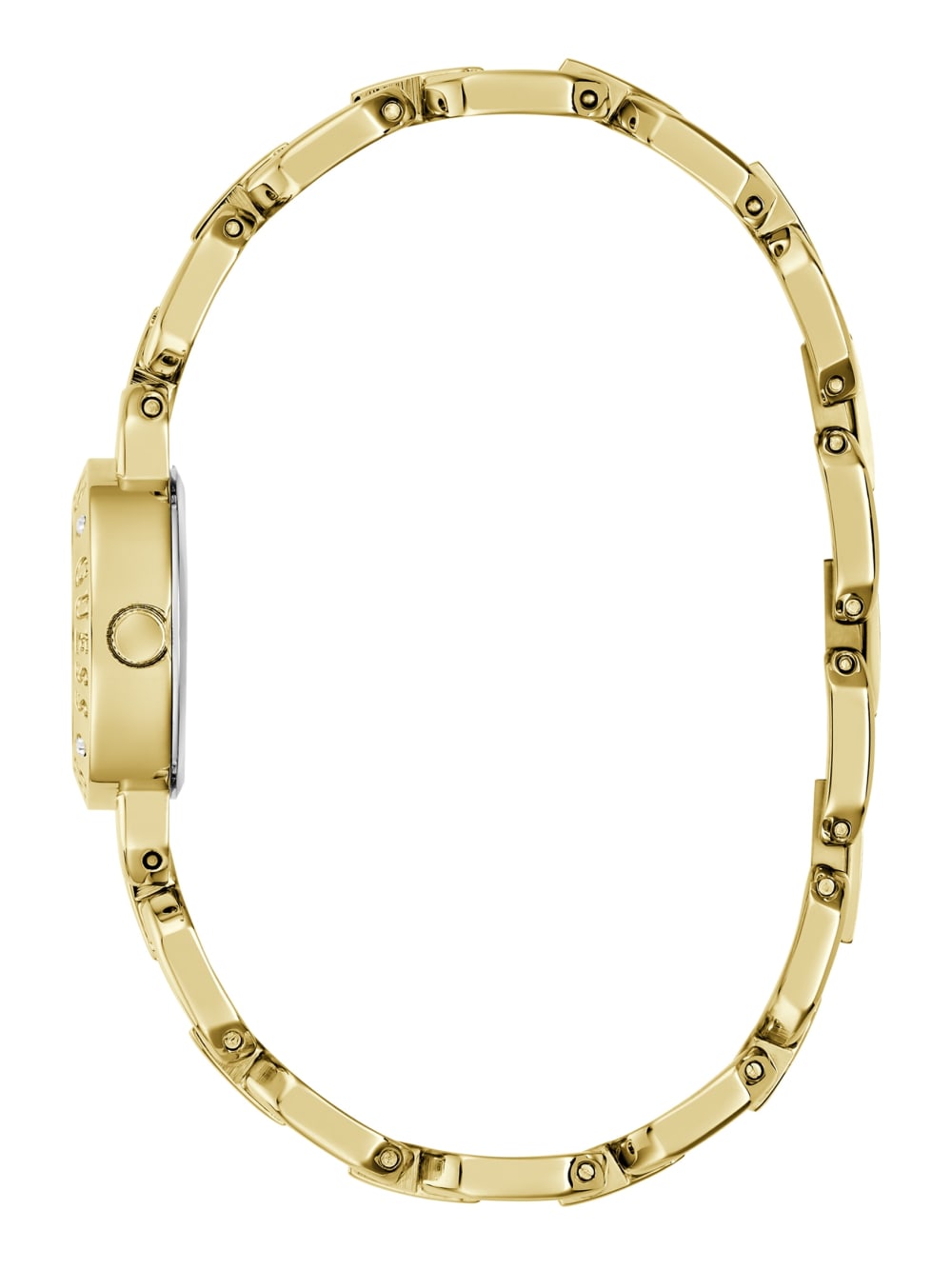 Crystal Recycled Steel analogue watch - Guess
