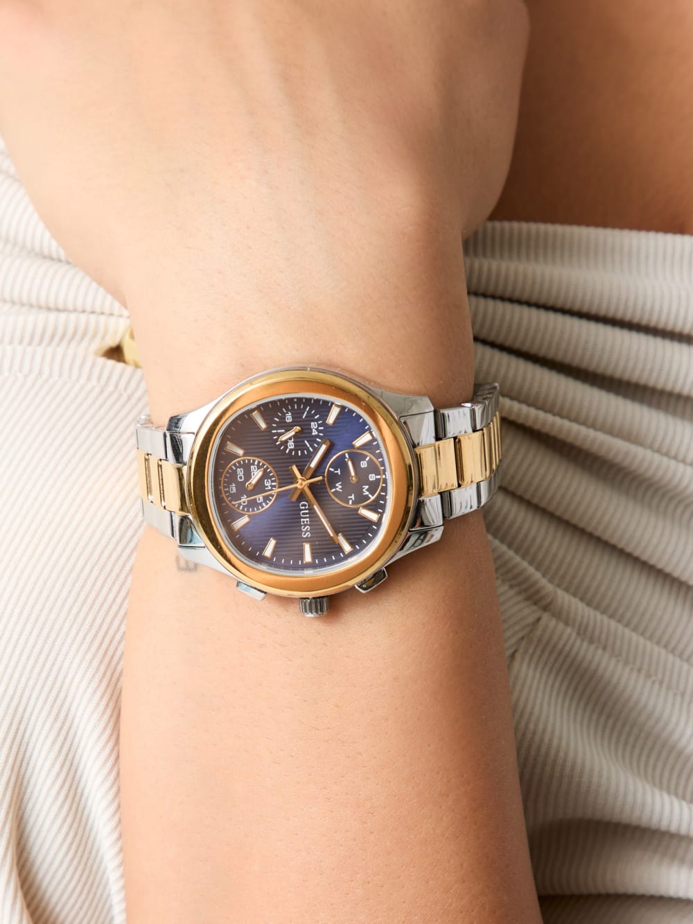 Recycled steel multi-function watch - Guess