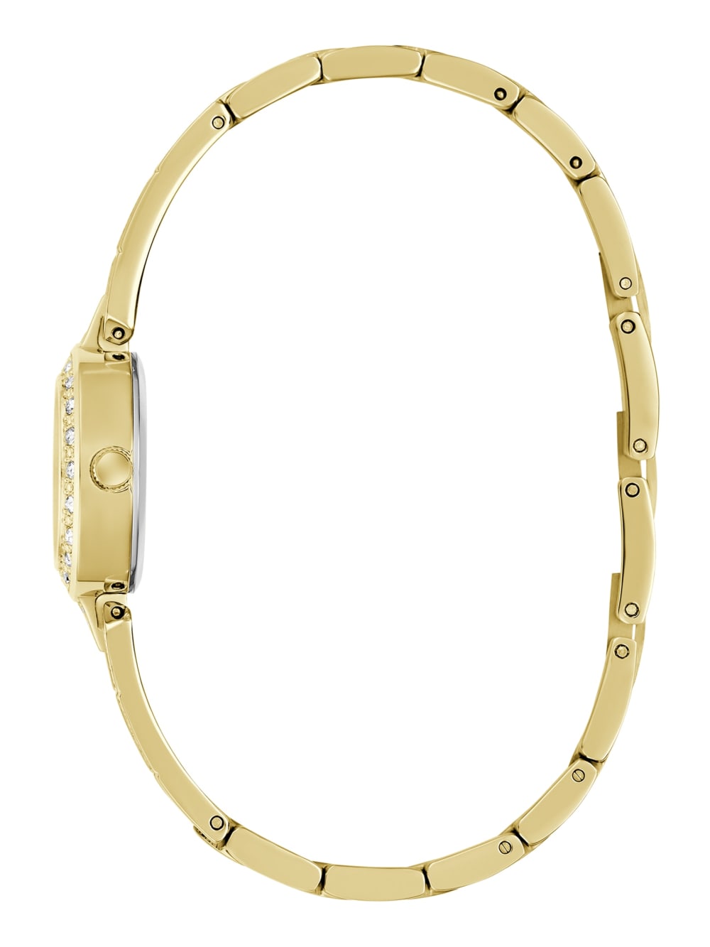 Crystal Recycled Steel analogue watch 22,5 mm - Guess