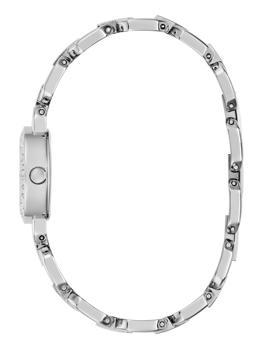 Crystal Recycled Steel analogue watch 22 mm - Guess