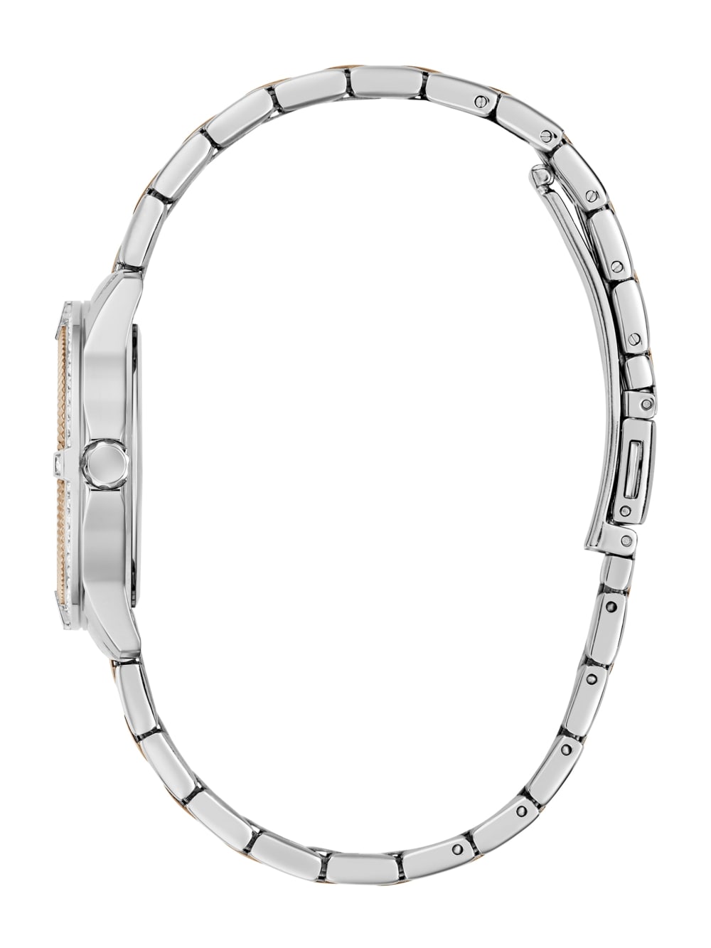 Crystal Stainless Steel analogue watch - Guess