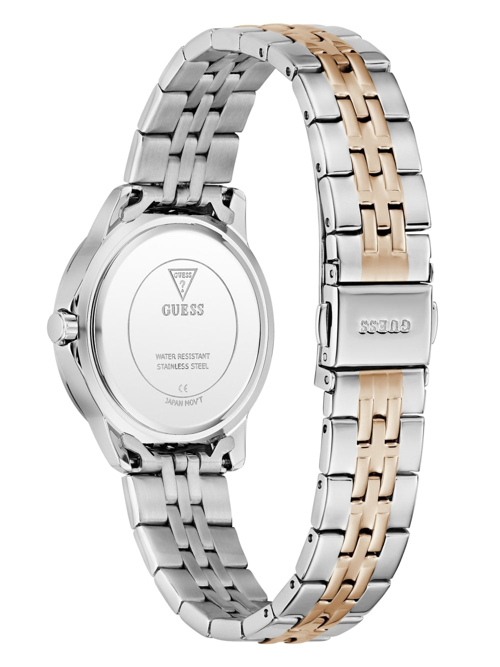 Crystal Stainless Steel analogue watch - Guess