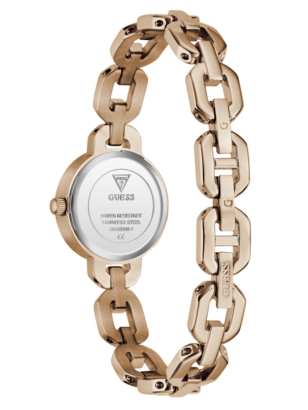 Crystal Recycled Steel analogue watch 22 mm - Guess