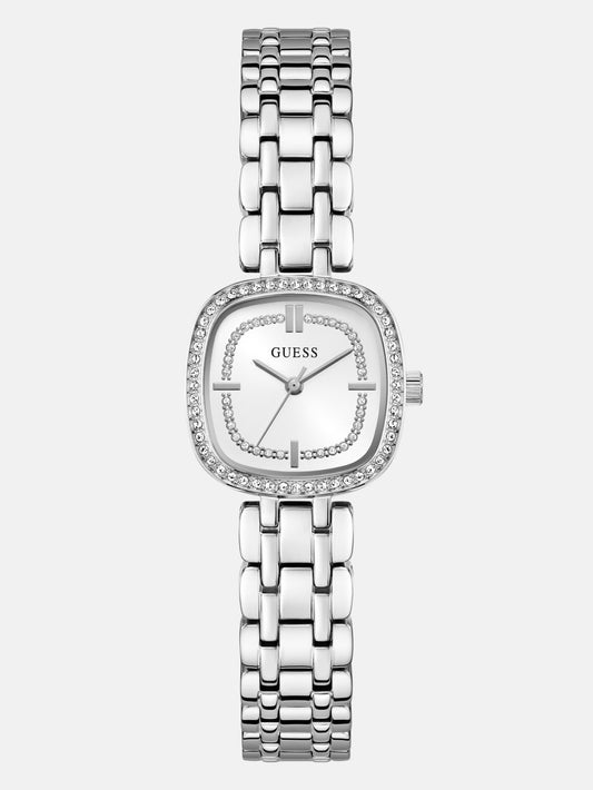 Crystal Recycled Steel analogue watch 25 mm - Guess