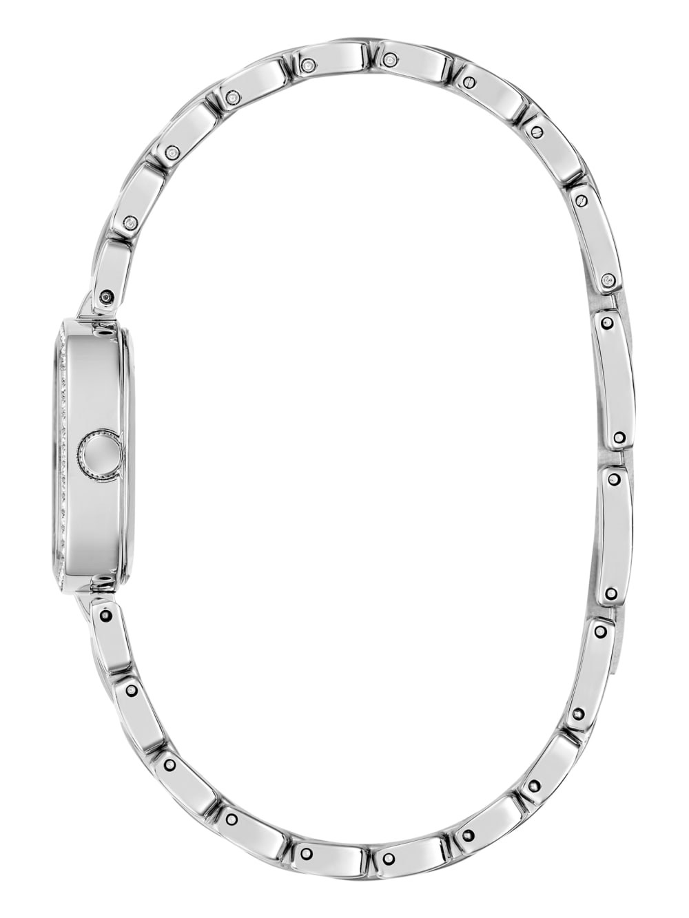 Crystal Recycled Steel analogue watch 25 mm - Guess