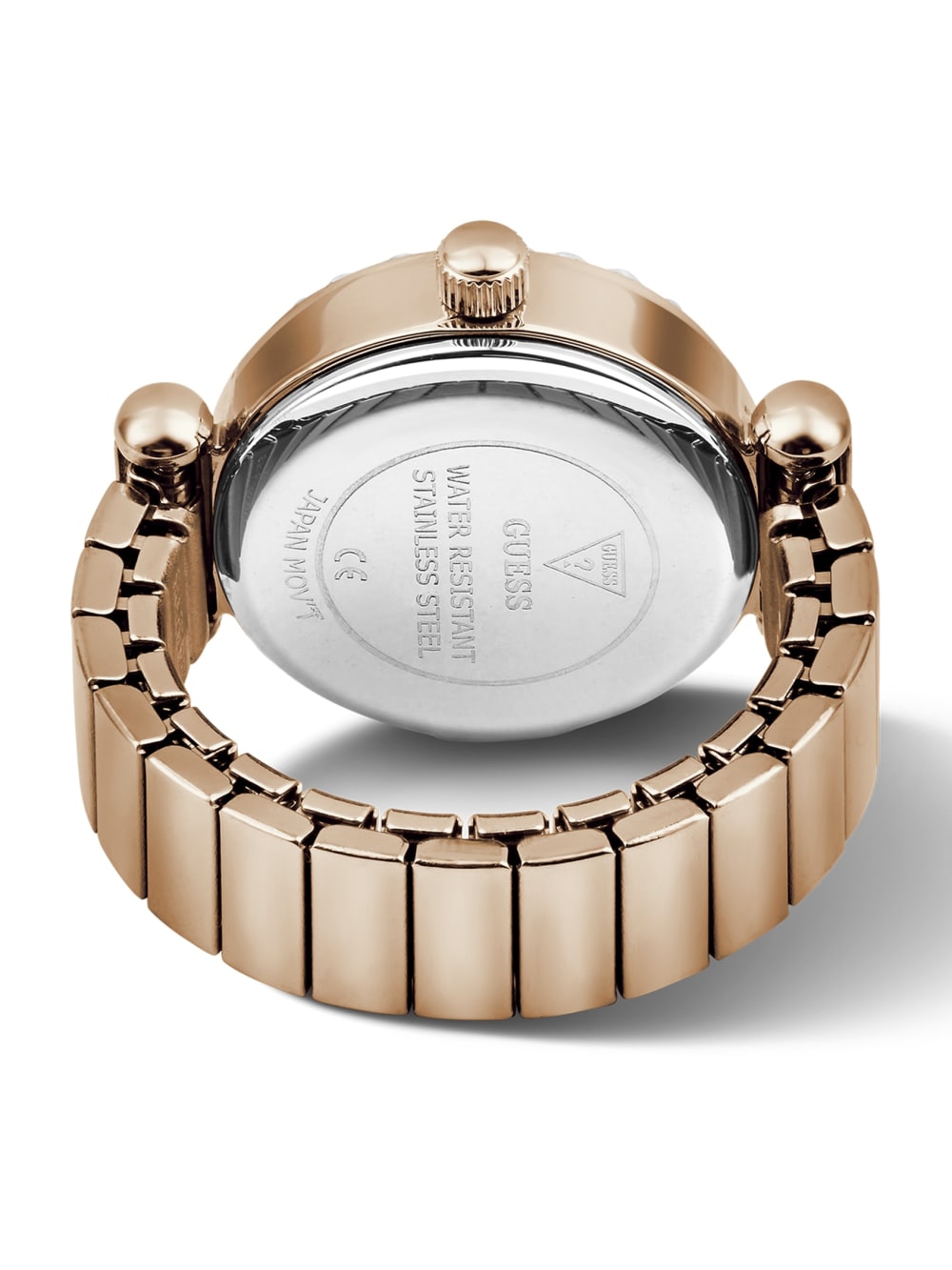 Crystal analogue watch-ring - Guess