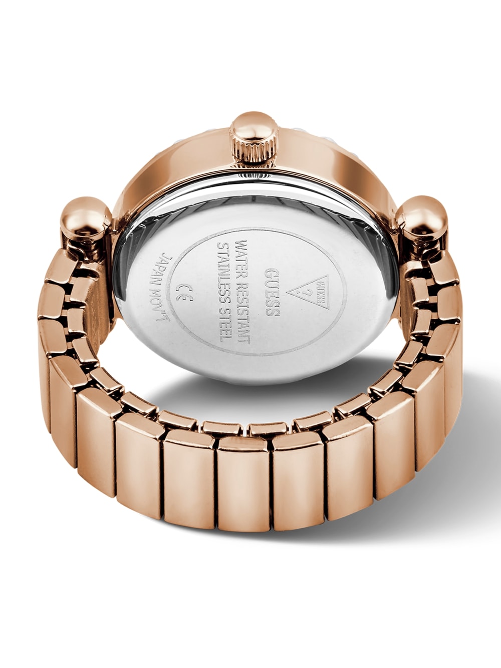 Crystal analogue watch-ring - Guess