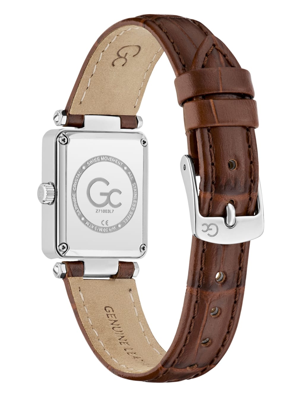 GC Genuine leather analogue watch - Guess