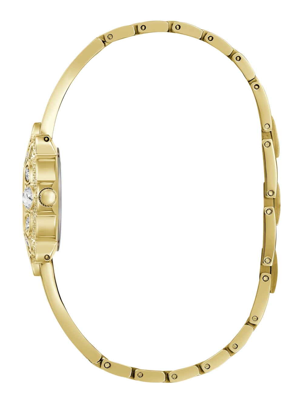 Gold-Tone Flower Analog Watch - Guess
