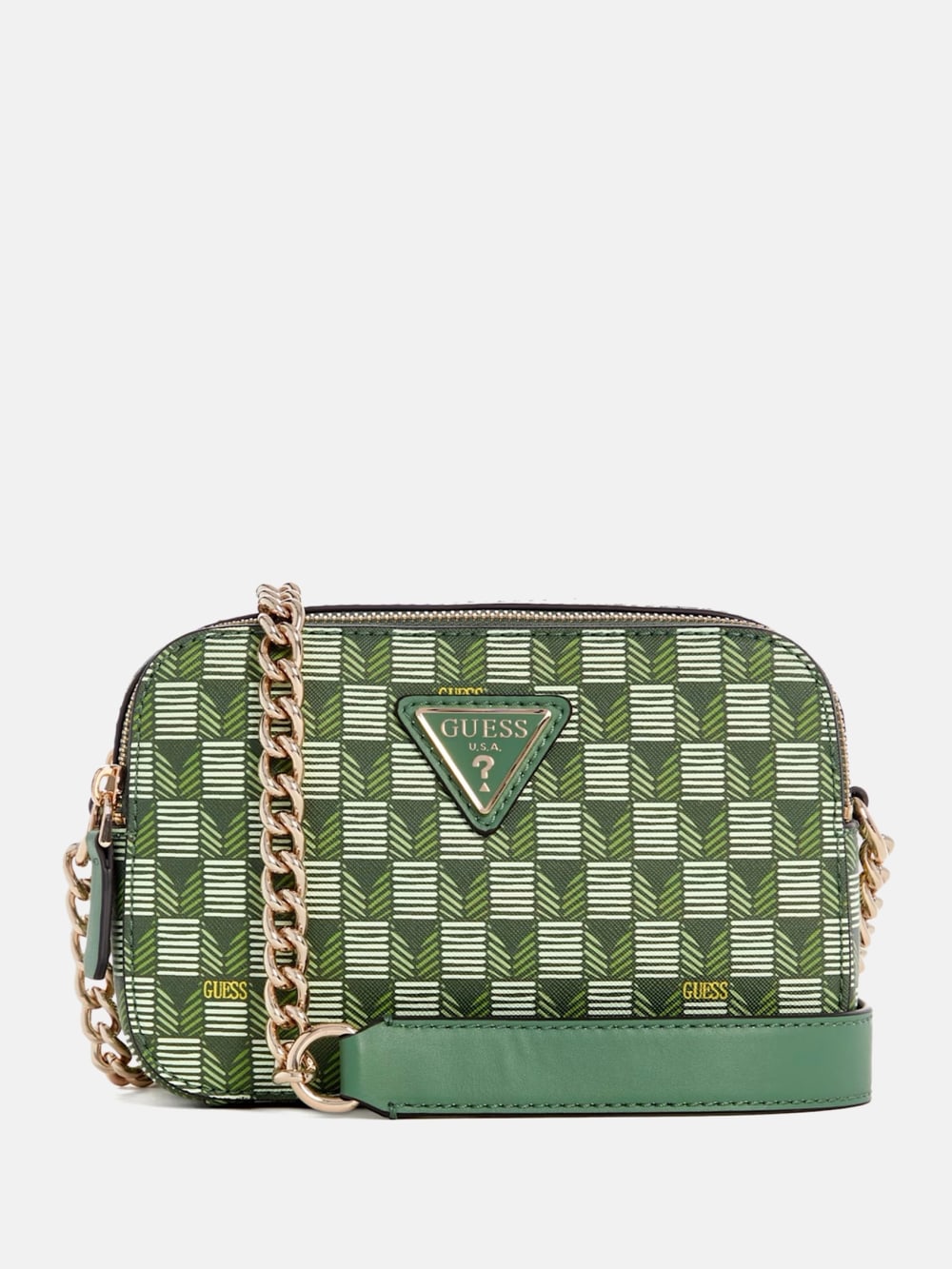 Signature Faux-Leather Camera Crossbody - Guess