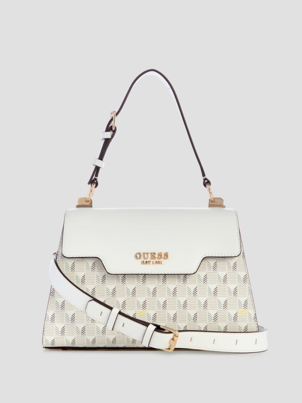 Hallie Mini Fold-Over Flap Crossbody - Guess
