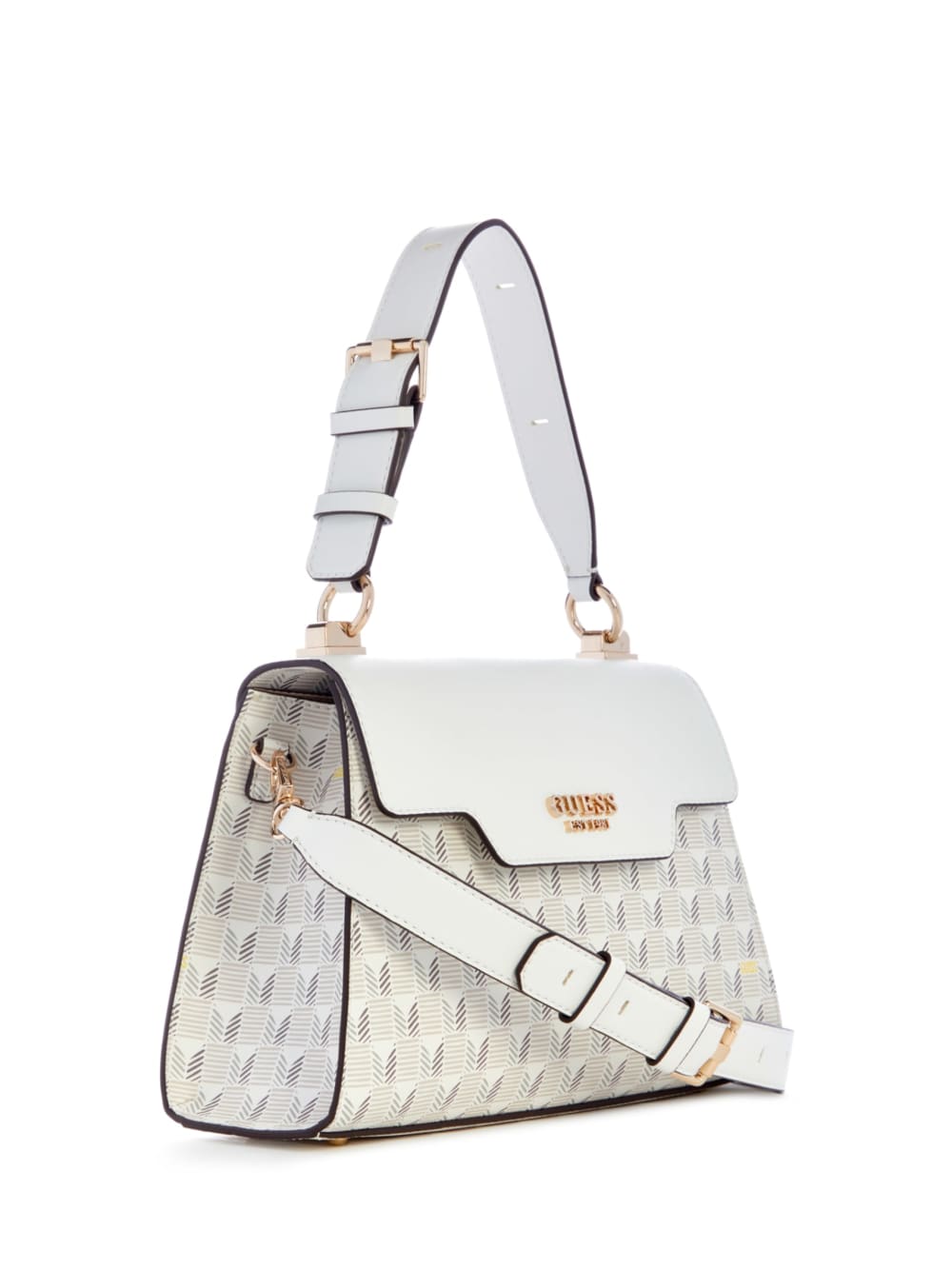 Hallie Mini Fold-Over Flap Crossbody - Guess