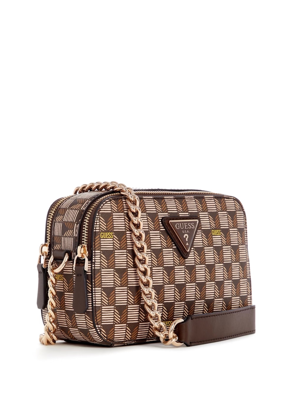Signature Faux-Leather Camera Crossbody - Guess