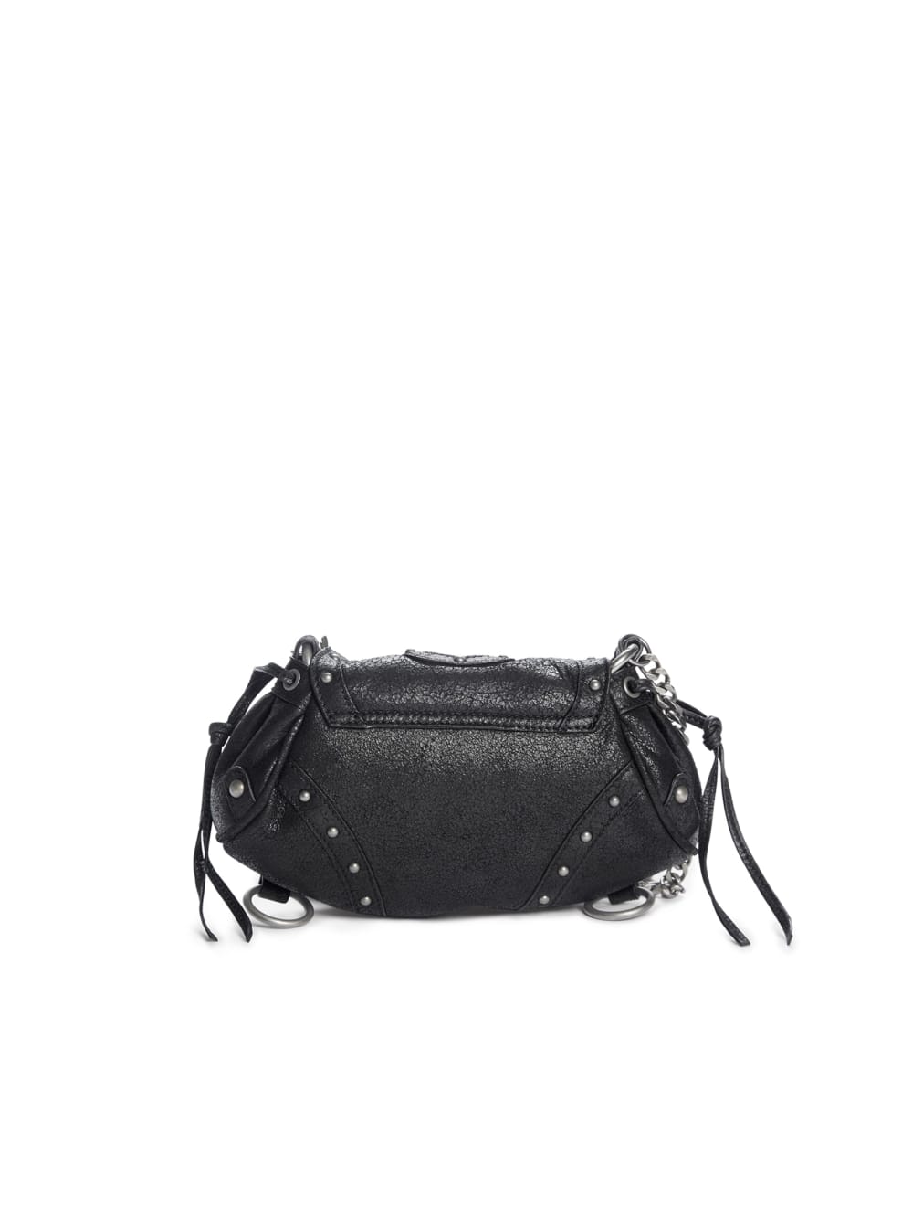 crackled leather mini fashion bag - Guess