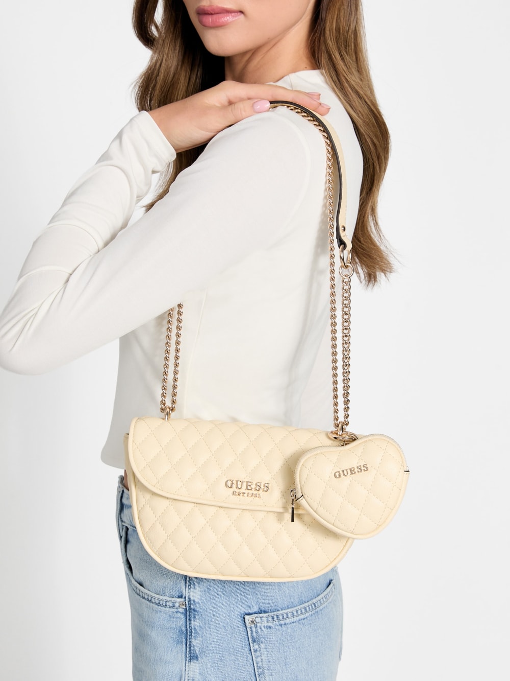 Atabey Quilted Convertible Crossbody - Guess