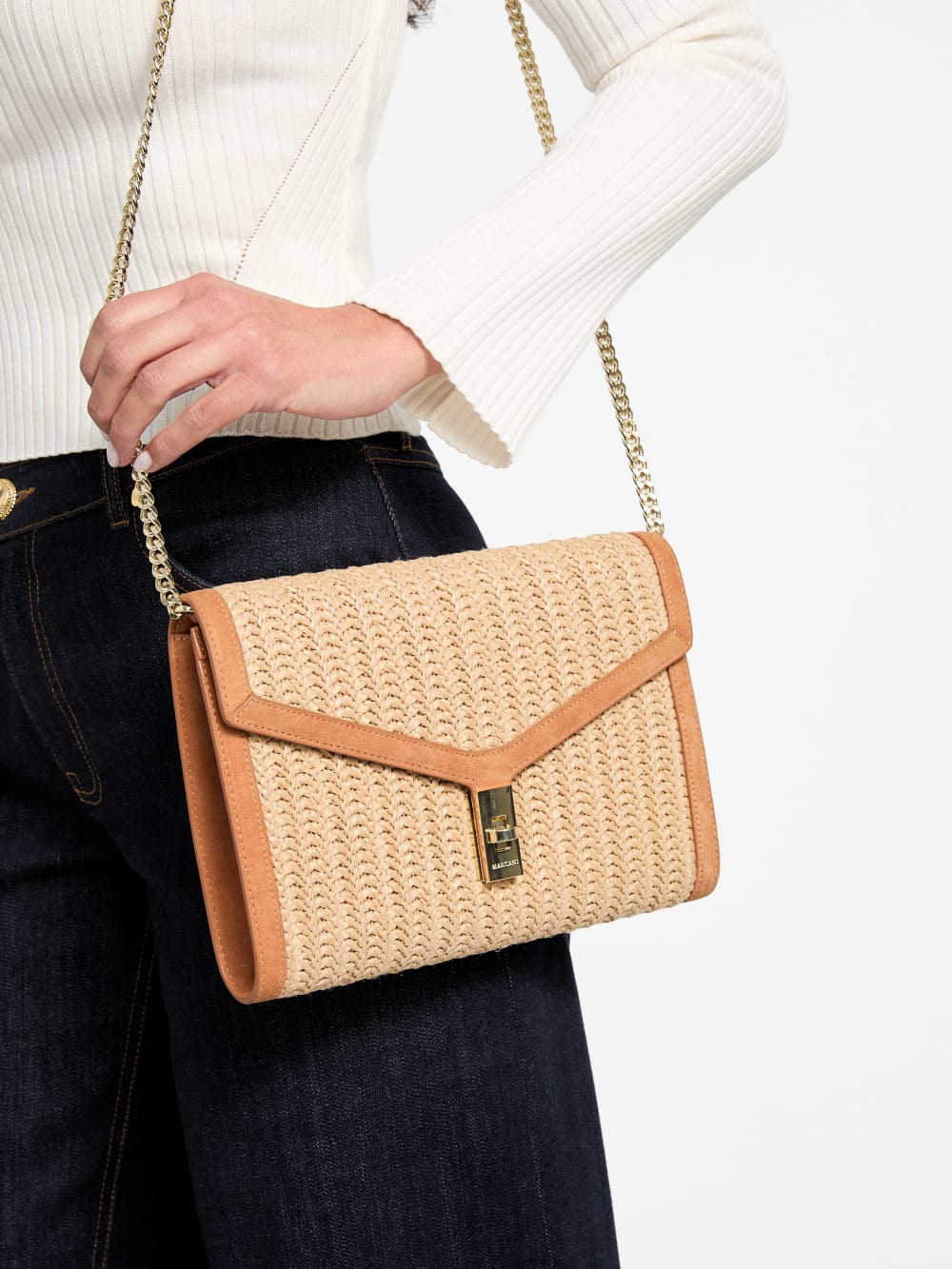 Lisa Raffia Envelope Crossbody - Guess