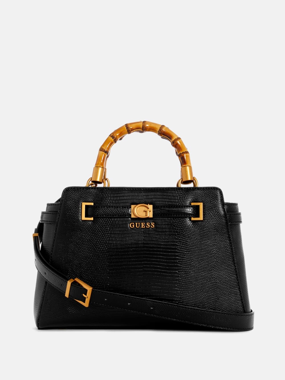 Sibel Bamboo Handle Satchel - Guess