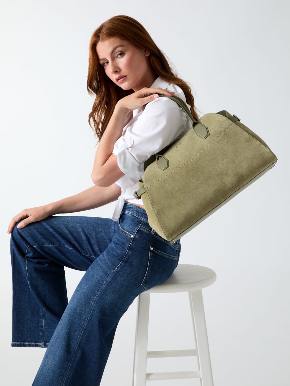 Liza genuine leather handbag - Guess