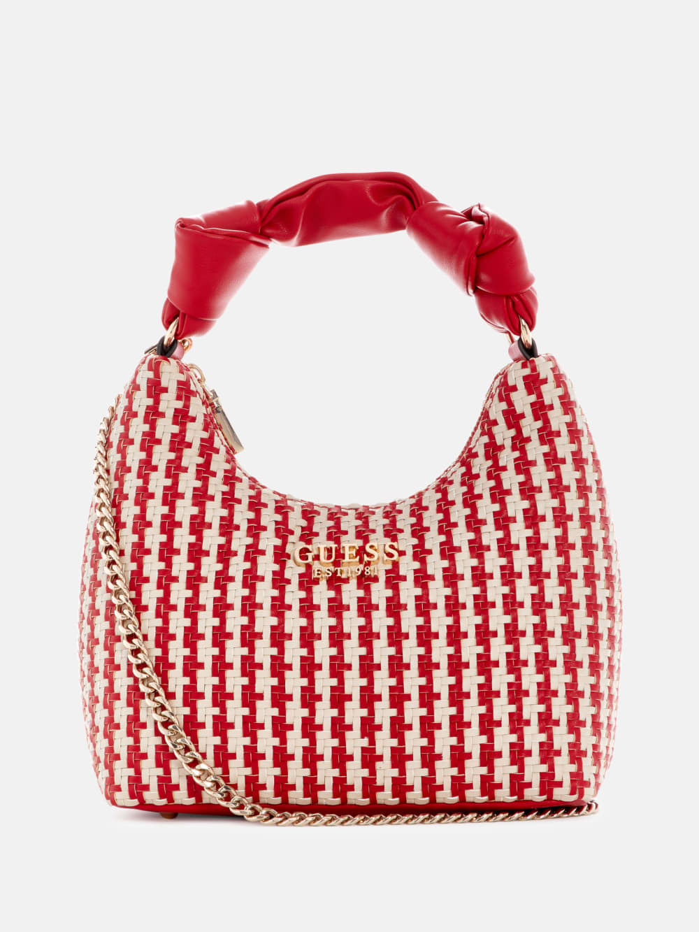 Mirema Woven Small Hobo Bag - Guess