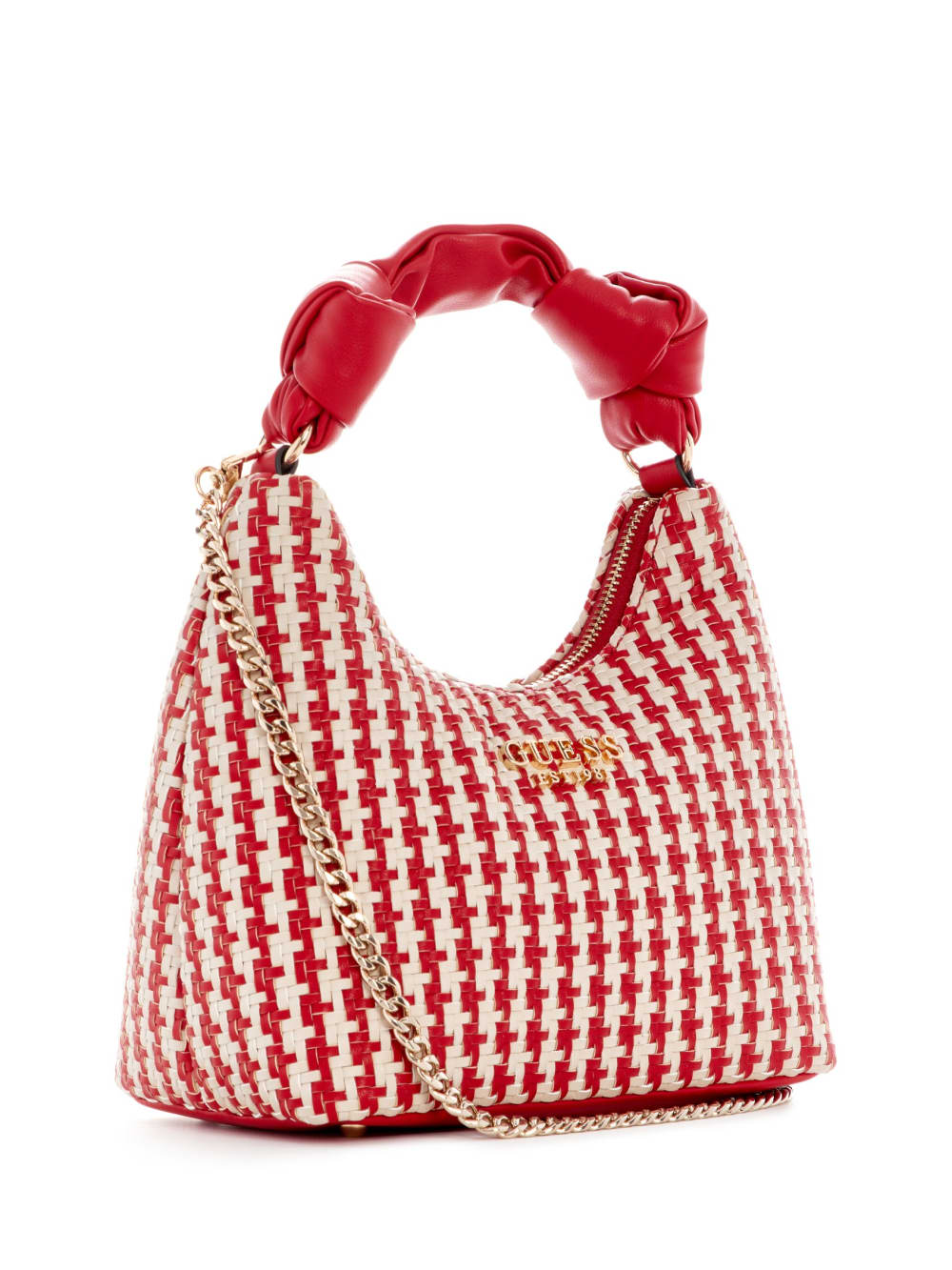Mirema Woven Small Hobo Bag - Guess