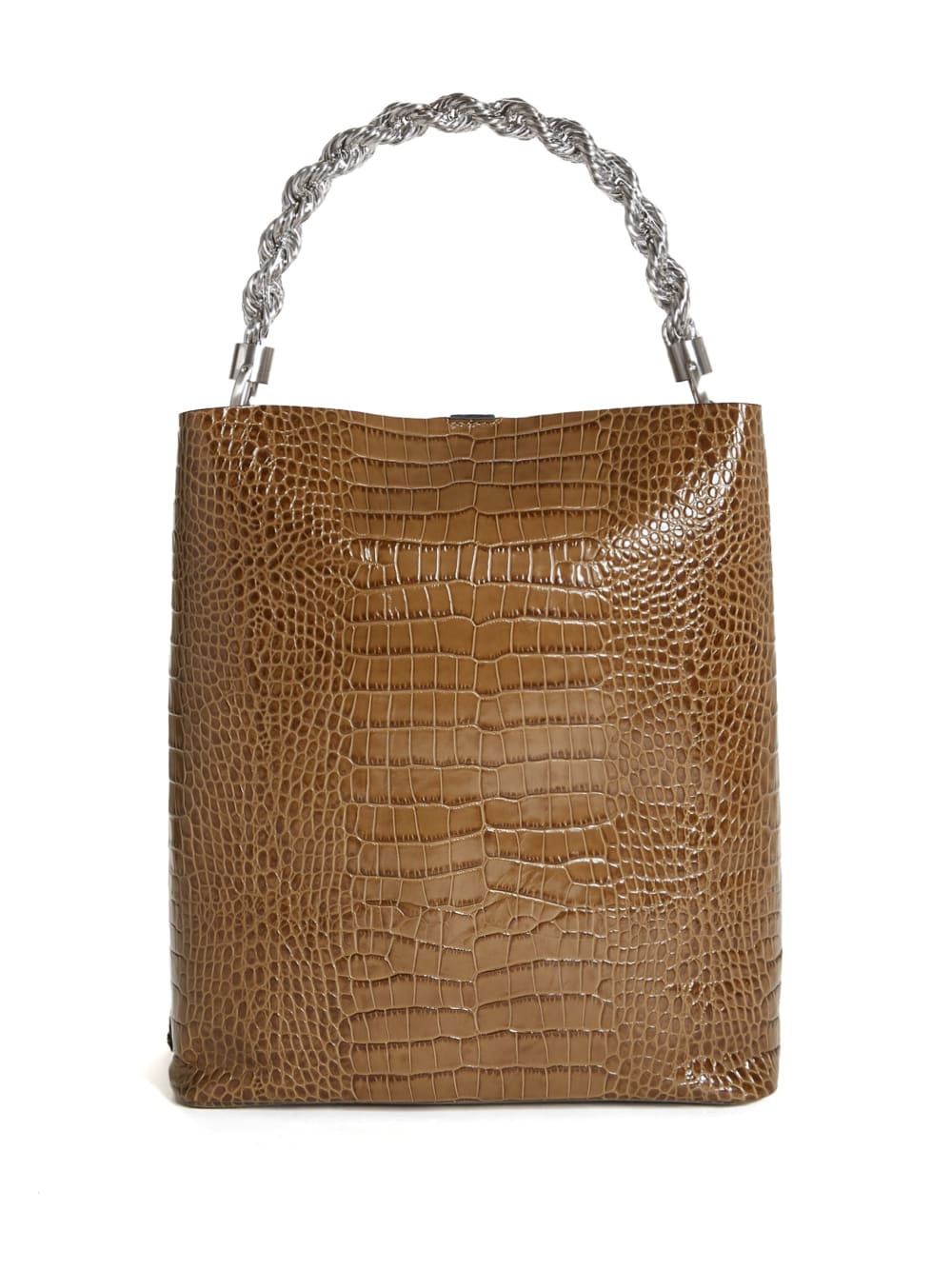 Aida Croc Hobo Bag - Guess