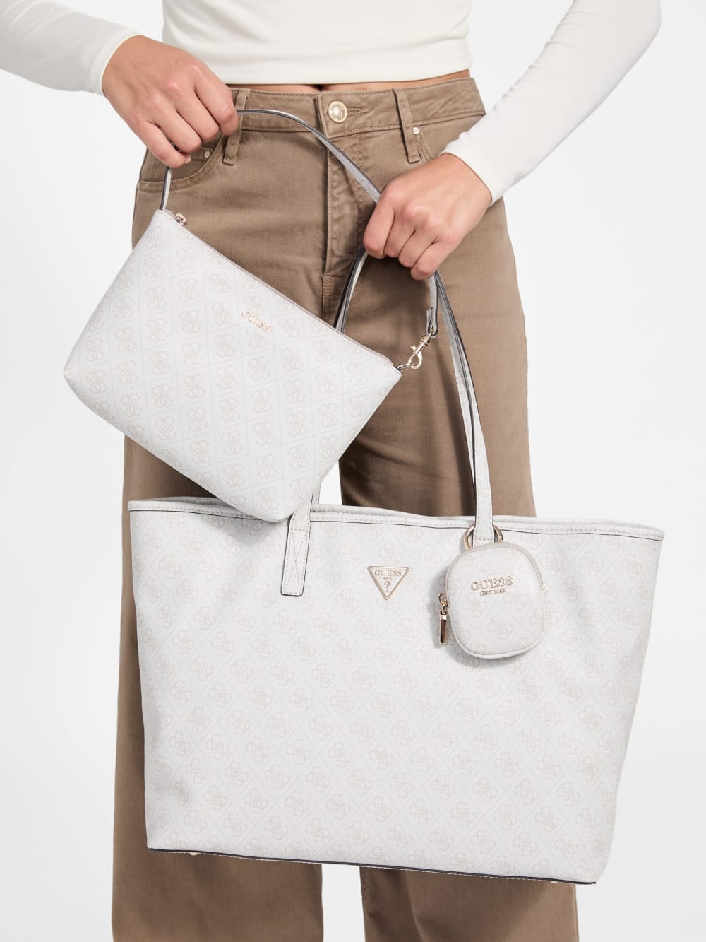 Power Play II Quattro G Large Tech Tote - Guess