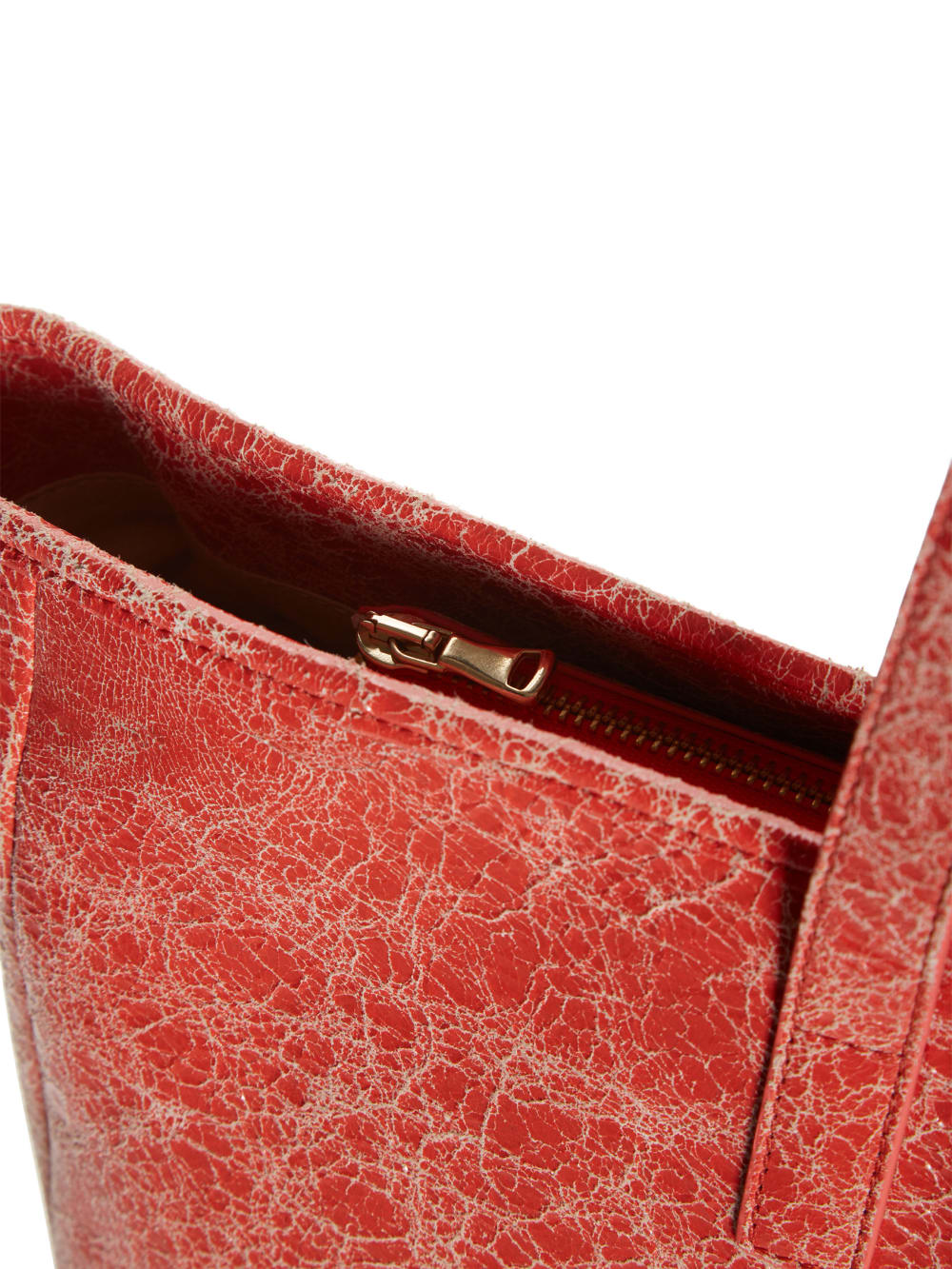 Cracked Leather Serapia Tote - Guess