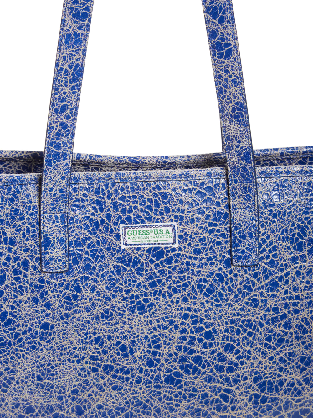 Cracked Leather Serapia Tote - Guess