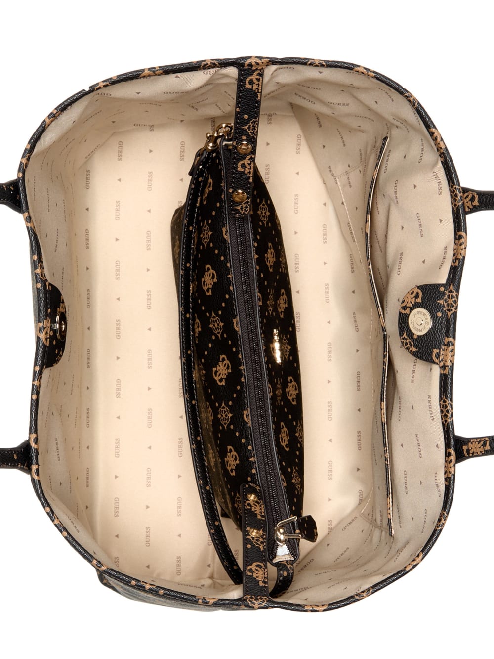 Carrie Large Logo Tote - Guess