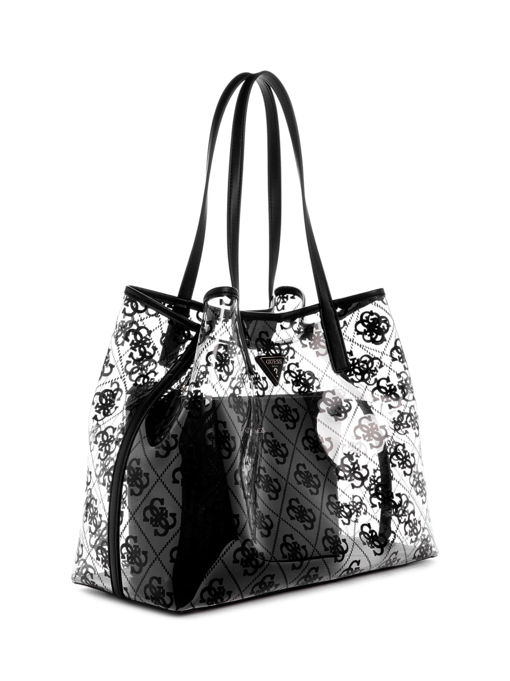 Tuana Clear Quattro G Large Tote - Guess