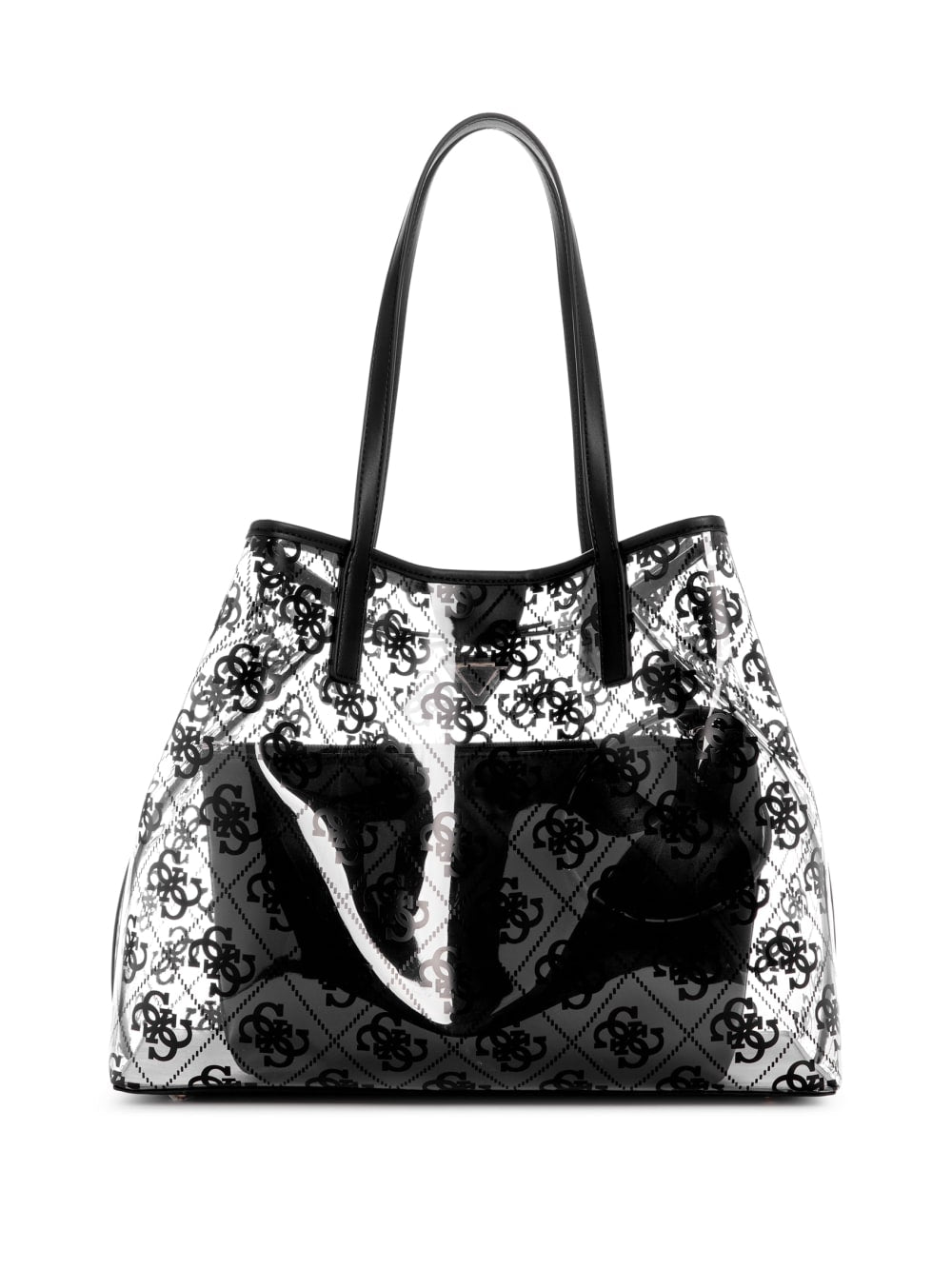 Tuana Clear Quattro G Large Tote - Guess