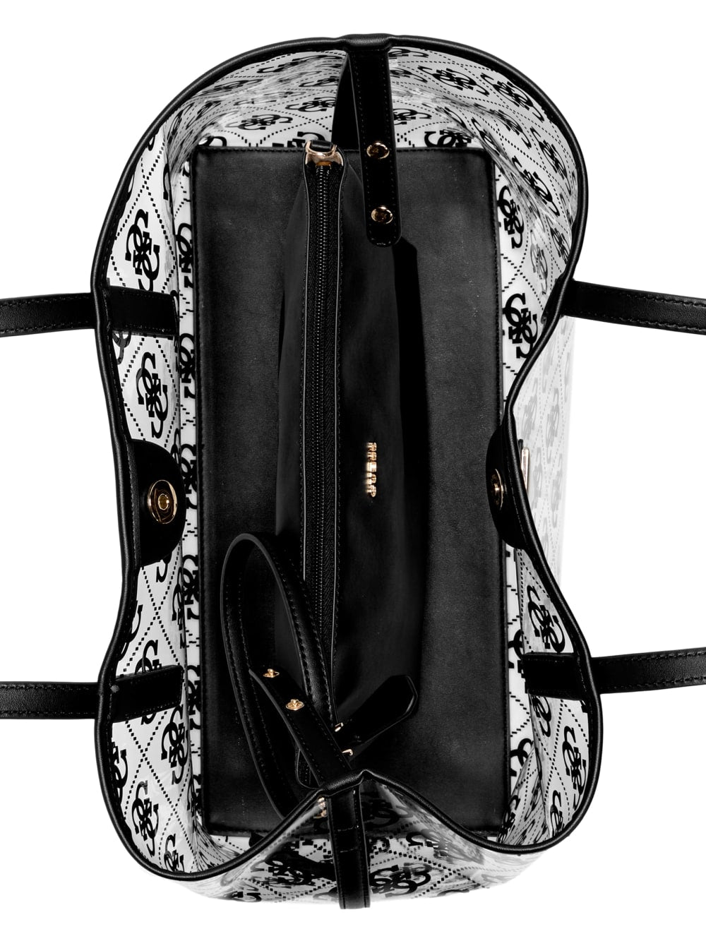 Tuana Clear Quattro G Large Tote - Guess