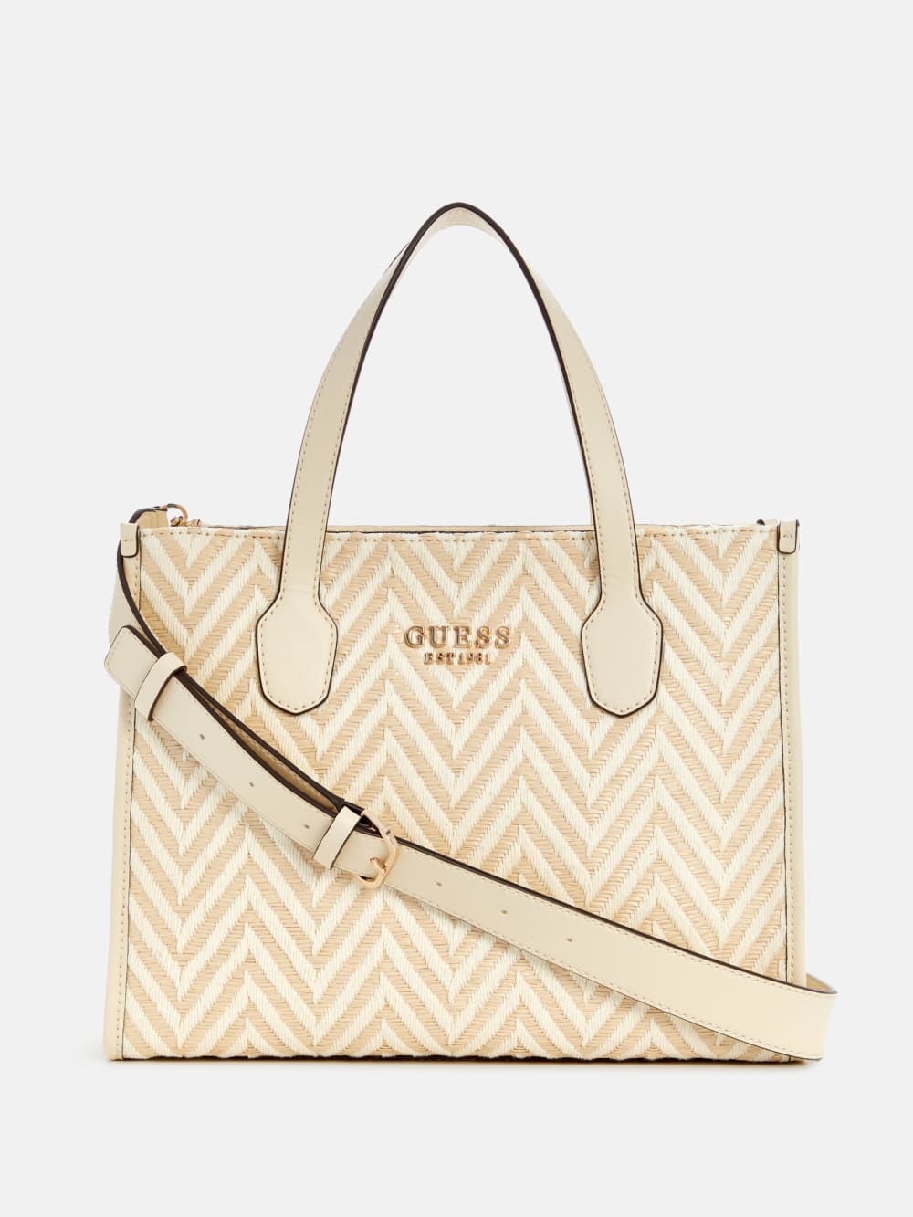 Silvana Chevron Tote - Guess